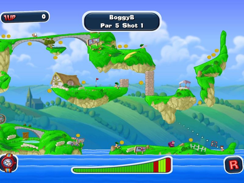 Worms Crazy Golf — скриншот 3