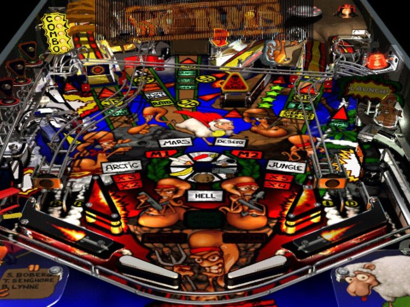 Worms Pinball — скриншот 1