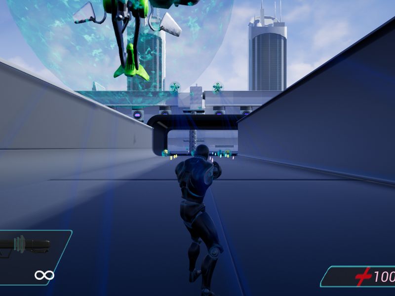 Cyborg Invasion Shooter — скриншот 1