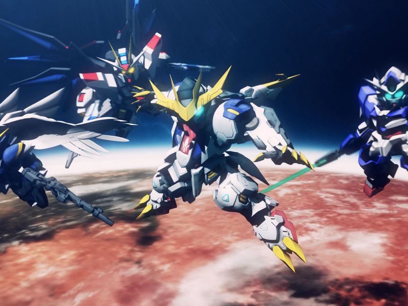 SD GUNDAM G GENERATION CROSS RAYS — скриншот 1