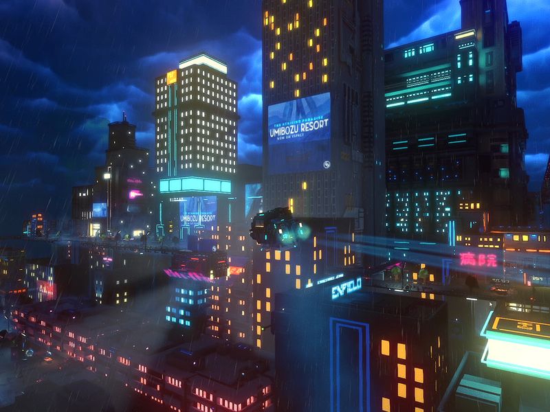 Cloudpunk — скриншот 1