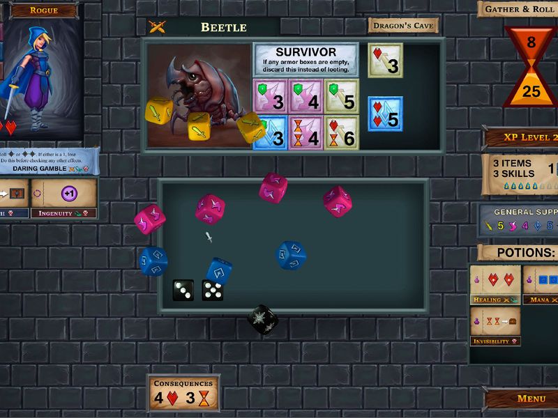 One Deck Dungeon — скриншот 1