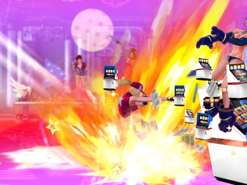 SNK HEROINES Tag Team Frenzy — скриншот 1