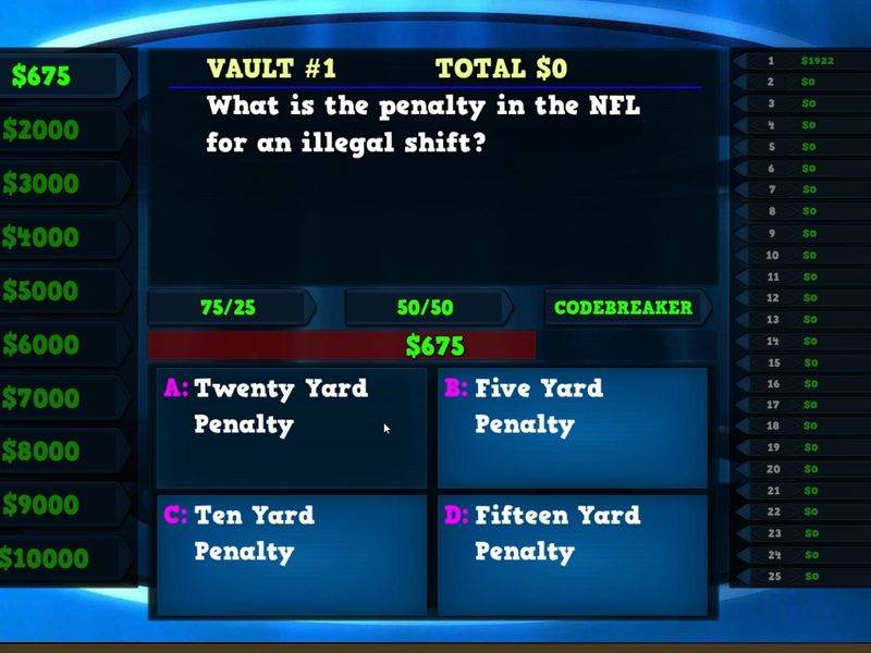 Trivia Vault Football Trivia — скриншот 1