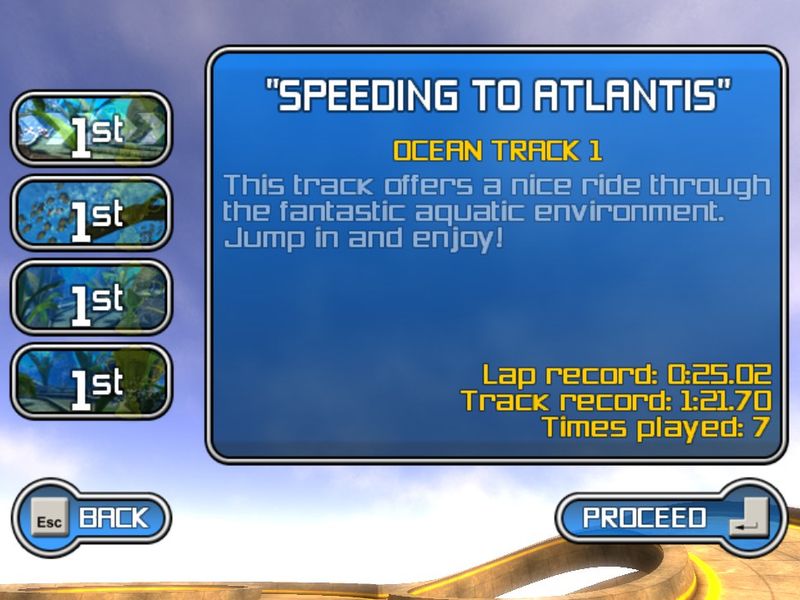 Super Sonic Racer — скриншот 1