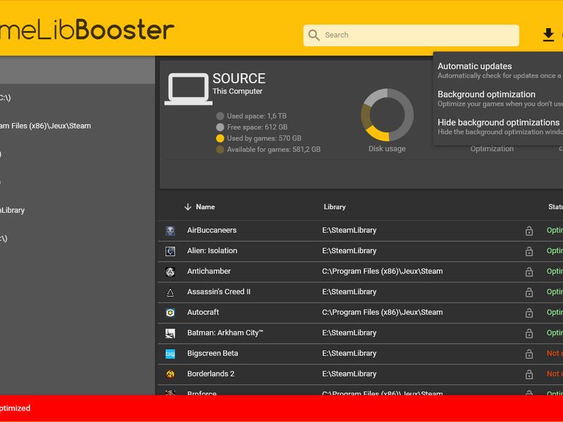 GameLibBooster — скриншот 3