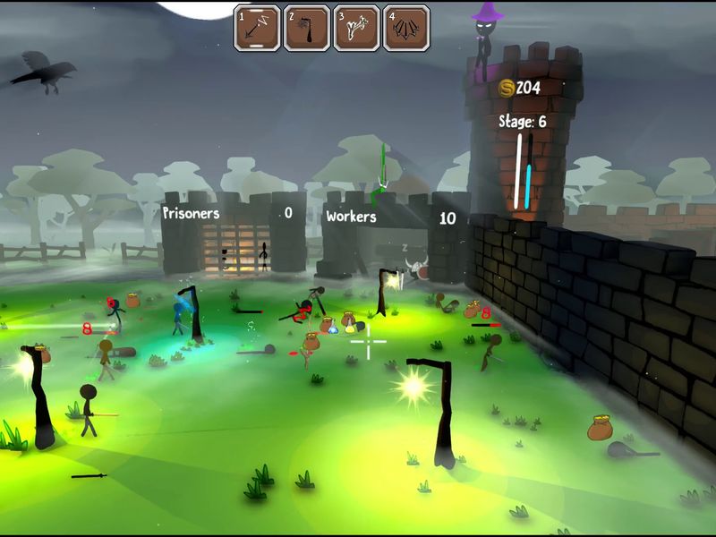 Stick War Castle Defence — скриншот 2