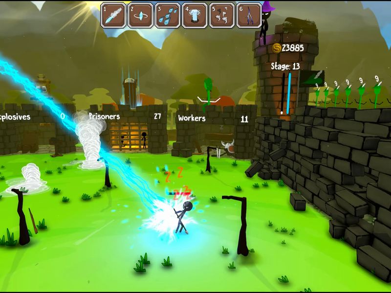 Stick War Castle Defence — скриншот 5