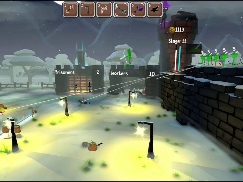 Stick War Castle Defence — скриншот 4