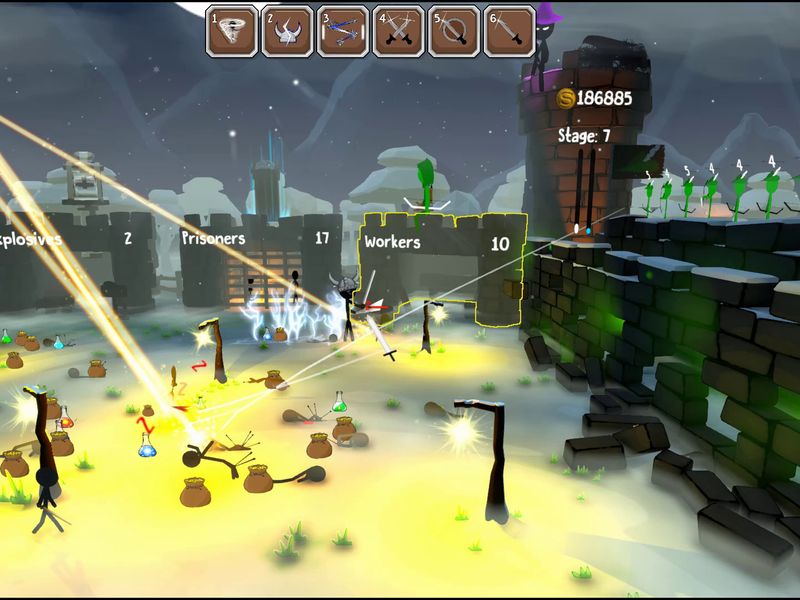 Stick War Castle Defence — скриншот 3