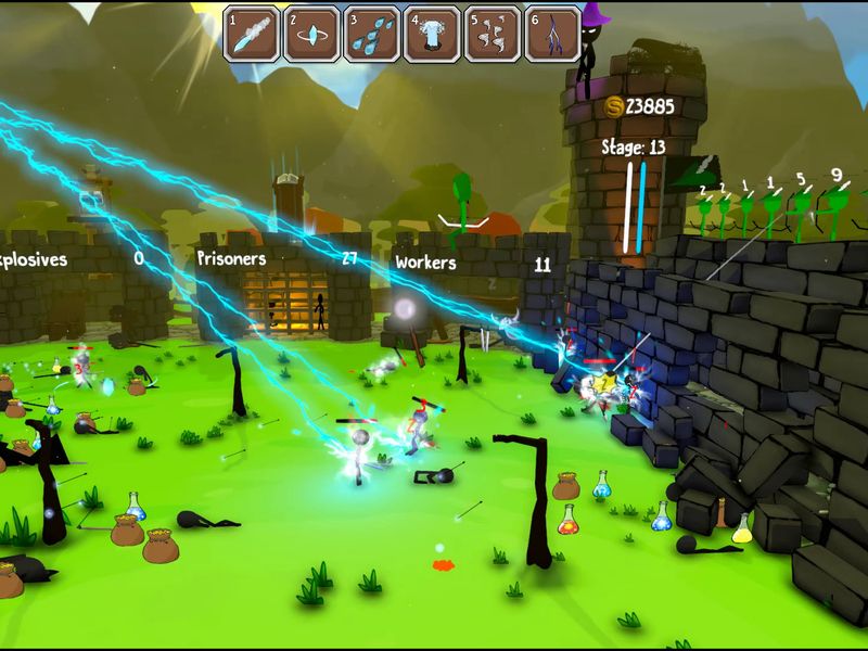 Stick War Castle Defence — скриншот 1