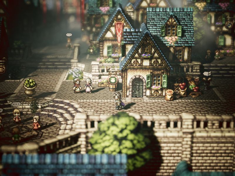 Octopath Traveler — скриншот 1