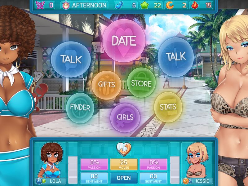 Скриншот 1 — HuniePop 2 Double Date