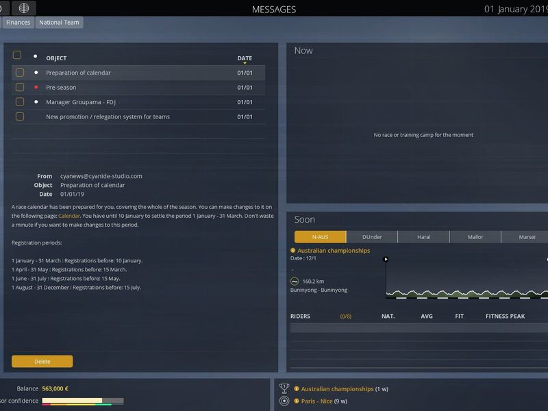 Pro Cycling Manager 2019 — скриншот 4
