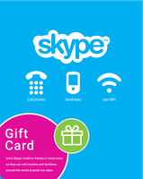 Skype Prepaid Gift Card