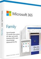 Microsoft 365 Family 6 Users 5 Devices (30 devices) 1 year Microsoft