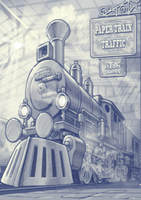 Paper Train Traffic