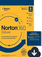 Norton 360 Deluxe + 50 GB Cloud Storage (5 Devices, 1 Year)