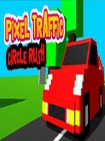 Pixel Traffic Circle Rush