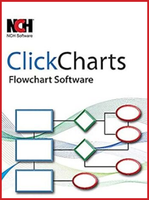 NCH ClickCharts Diagram and Flowchart (1 Device, Lifetime) NCH