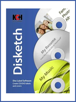 NCH Disketch Disc Label (1 Device, Lifetime) NCH
