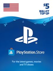 PlayStation Network Gift Card 5 USD  - PSN Key  - UNITED STATES