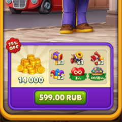 Путевая акция 14к монет (599RUB) (Facebook)
