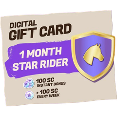 1 month Star Rider (Redeem Code)