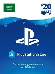 PlayStation Network Gift Card 20 USD - PSN Saudi Arabia