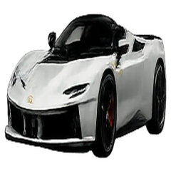 Ferrari SF90 XX Spider Roadster Metallic White (по ID)