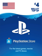 PlayStation Network Gift Card 4 USD - PSN Key - UNITED STATES