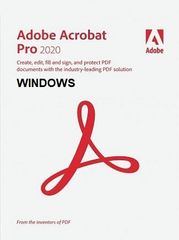 Adobe Acrobat Pro 2020 (PC) - 1 Device - Adobe Key - GLOBAL (English)