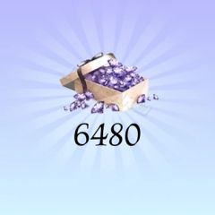 6480 Кристаллов + 1600 Алмазов