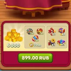 Акция вечера игр! 6к монет (1290 RUB) (Google)
