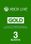 Xbox Live GOLD Subscription Card 3 Months Xbox Live EUROPE