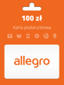 Allegro Karta Podarunkowa 100 PLN