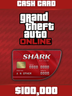 Grand Theft Auto Online The Red Shark Cash Card 100 000